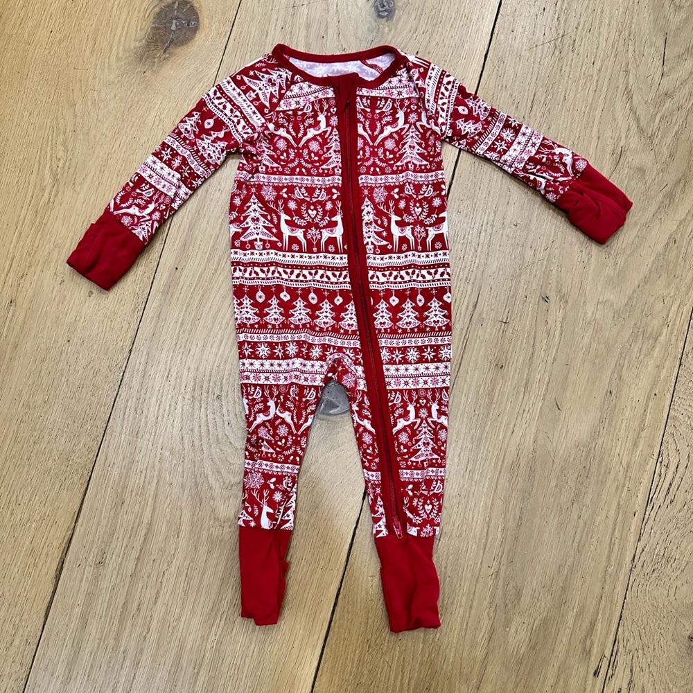 Little Sleepies Holidays Bodysuit Size 0-3